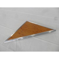 ULTRA DOCK LEFT CORNER-WOODGRAIN ALUMINUM ULTRA DOCK LEFT CORNER-WOODGRAIN ALUMINUM