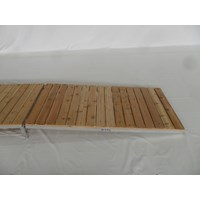 4'X8' Ramp Aluminum-Cedar With Hinge 4'X8' Ramp Aluminum-Cedar With Hinge