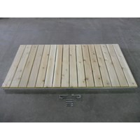 8' Classic Ramp Aluminum-Cedar With Hinges 8' Classic Ramp Aluminum-Cedar With Hinges