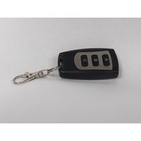 Key Fob For Hydraulic Pontoon Legs, & Roll-A-Rails (Black With Metal Top Insert)