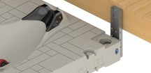 Pro Front Mount to Floating Dock Kit 19 3/4
