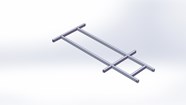 2'X10' Single P.W Boatport Frame