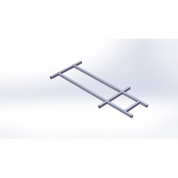 2'X10' Single P.W Boatport Frame