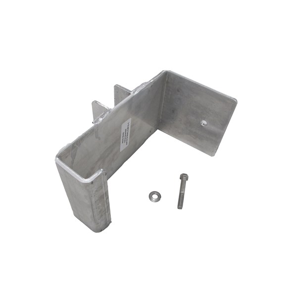 Aluminum Bracket For Mounting 12' Hand Railing to Wave Dock Ramp (Three Needed)