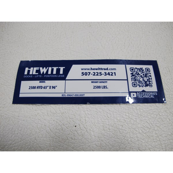 2500# Hydraulic (65