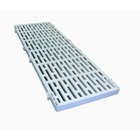 1'X3' DECKING PANEL-THRUFLOW WHITE