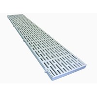 1'X5' DECKING PANEL-THRUFLOW WHITE