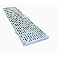 1'X4' DECKING PANEL-THRUFLOW WHITE