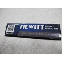 Hewitt Machine & Manufacturing Sticker