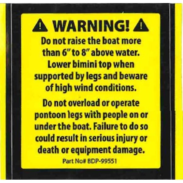 WARNING ( DO NOT RAISE)