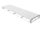 6'X16' Extension Aluminum-White