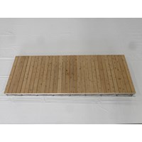 6'X16' Shore End Aluminum-Cedar