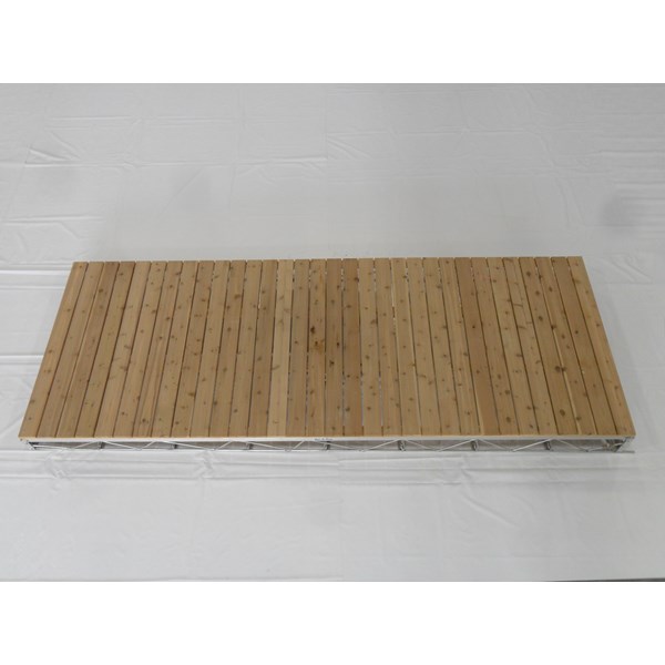 6'X16' Shore End Aluminum-Cedar