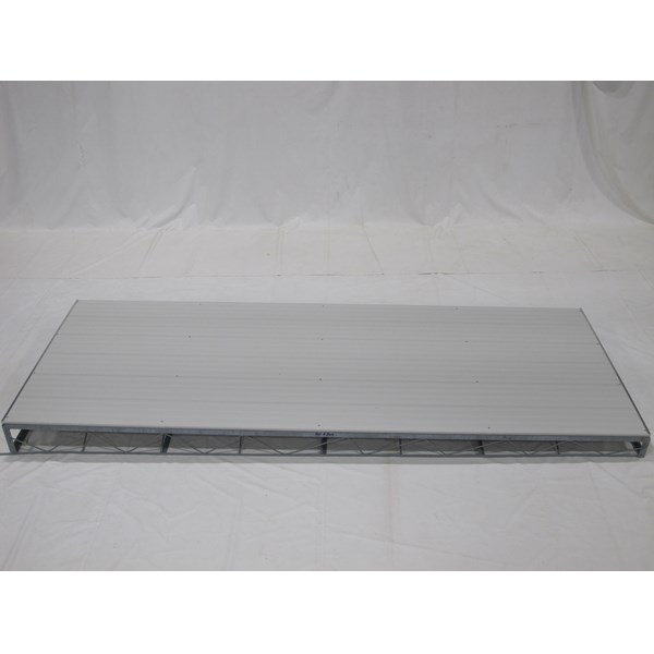 6'X16' Shore End Galvanized-White