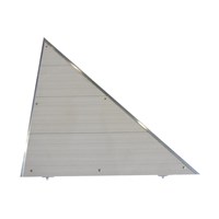 Left Triangle Corner Aluminum-Beige