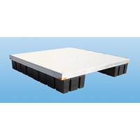 8'X8' Swim Platform Aluminum-White