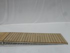 4'X12' Ramp Aluminum-Cedar With Hinge