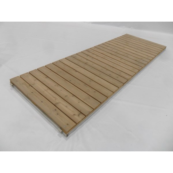 4'X12' Ramp Aluminum-Cedar Only