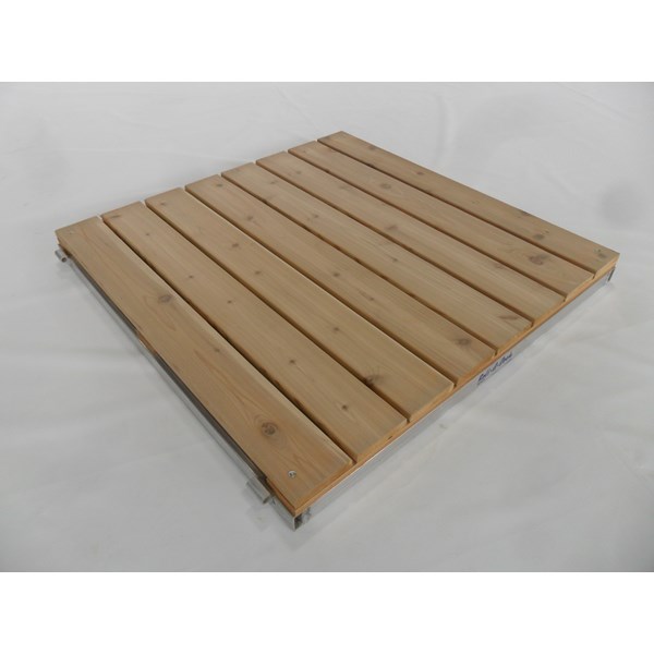 4'X4' Ramp Aluminum-Cedar Only