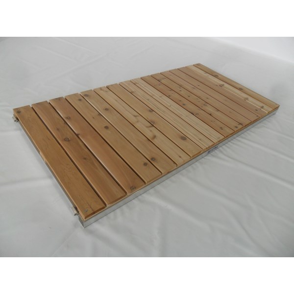 4'X8' Ramp Aluminum-Cedar Only