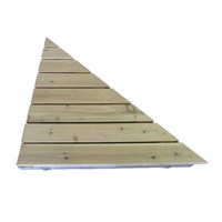 Right Triangle Corner Aluminum-Cedar