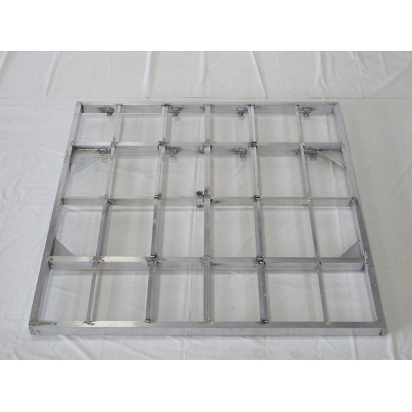 8'X8' Swim Platform Aluminum-No Deck (Thruflow) Only