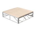 4'X4' Extension Aluminum-Thruflow Beige