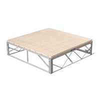 4'X4' Extension Aluminum-Thruflow Beige