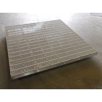 8'X8' Swim Platform Aluminum-Thruflow Beige Only