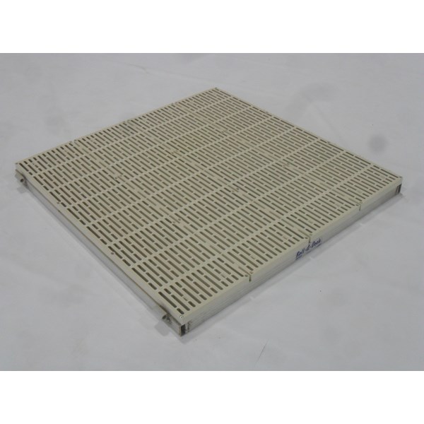4'X4' Ramp Aluminum-Thruflow White Only