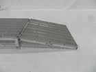 4'X4' Ramp Aluminum-Thruflow Gray With Hinge