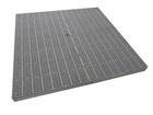 8'X8' Swim Platform Aluminum-Thruflow Gray Only