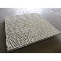 8'X8' Swim Platform Aluminum-Thruflow White Only