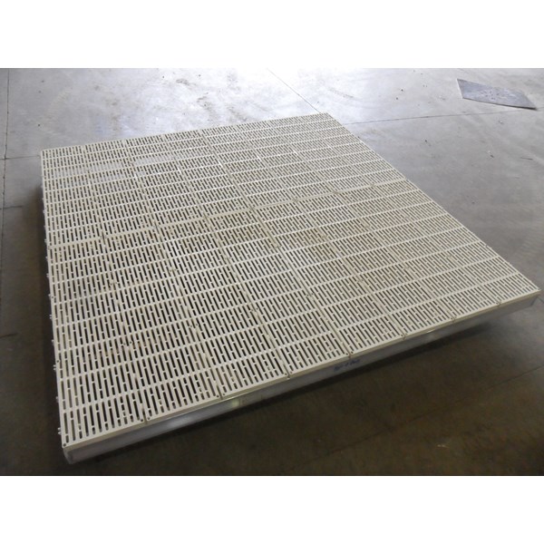 8'X8' Swim Platform Aluminum-Thruflow White Only