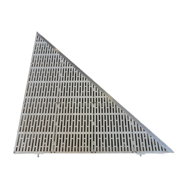 Left Triangle Corner Aluminum-Thruflow White