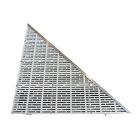 Right Triangle Corner Aluminum-Thruflow White