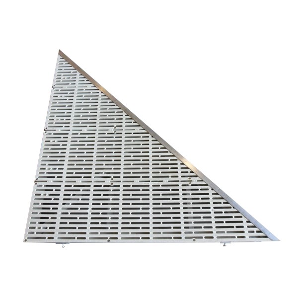 Right Triangle Corner Aluminum-Thruflow White