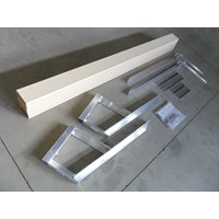 8' BENCH KIT WITH BEIGE PANELS FOR 4' DOCK