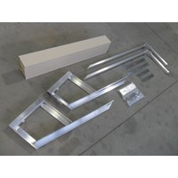 4' Beige Alum Bench Kit For Classic Dock