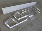 8' White Alum Bench Kit For Classic Dock