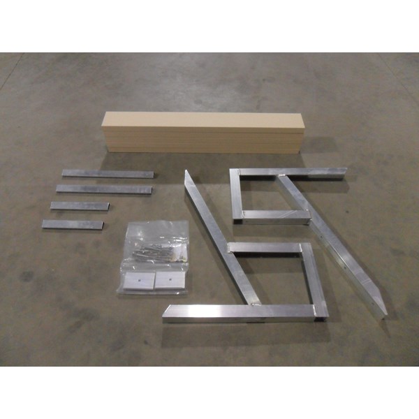 4' Free Standing Bench Kit With Beige Panels