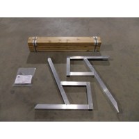 4' Free Standing Bench Kit With Wood Grain Panels