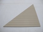 Roll-A-Dock Triangle Aluminum Decking-Beige (Right)