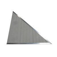 CLASSIC TRIANGLE ALUMINUM DECKING-WHITE (LEFT)