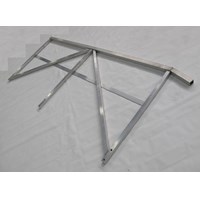 8' Aluminum Residential Gangway Truss Style Hand Rail Left Side