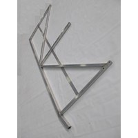 8' Aluminum Residential Gangway Truss Style Hand Rail Right Side