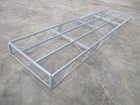 4'X16' Wheel End Galvanized-No Deck (For Thruflow)