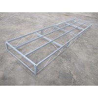 4'X16' WHEEL END GALVANIZED-NO DECK (FOR THRUFLOW)