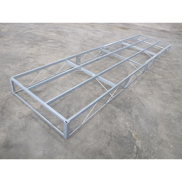 4'X16' Wheel End Galvanized-No Deck (For Thruflow)
