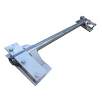 4' HEAVY DUTY GALVANIZED HINGE (3 HOLE)